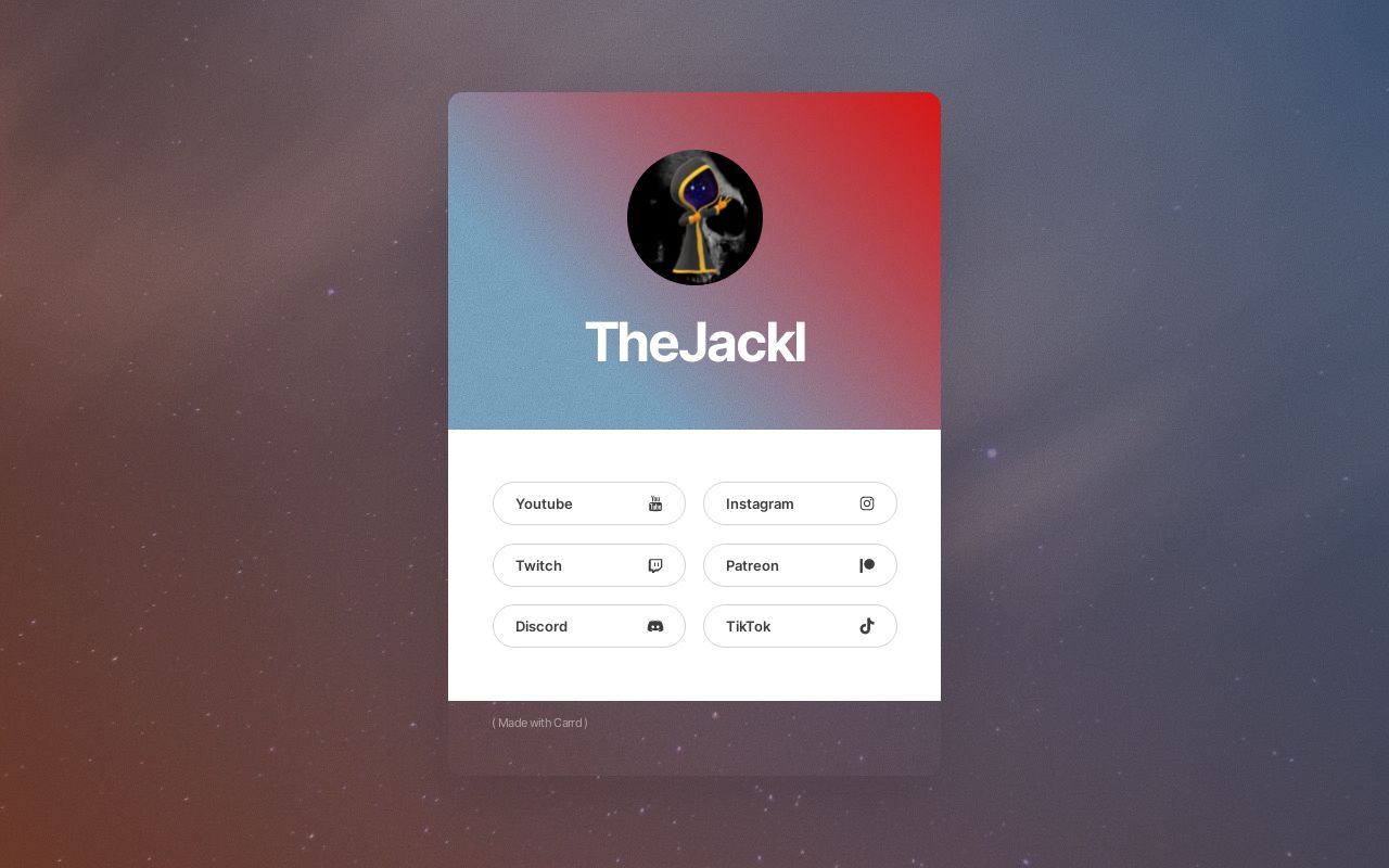Carrd profile picture for @jackl